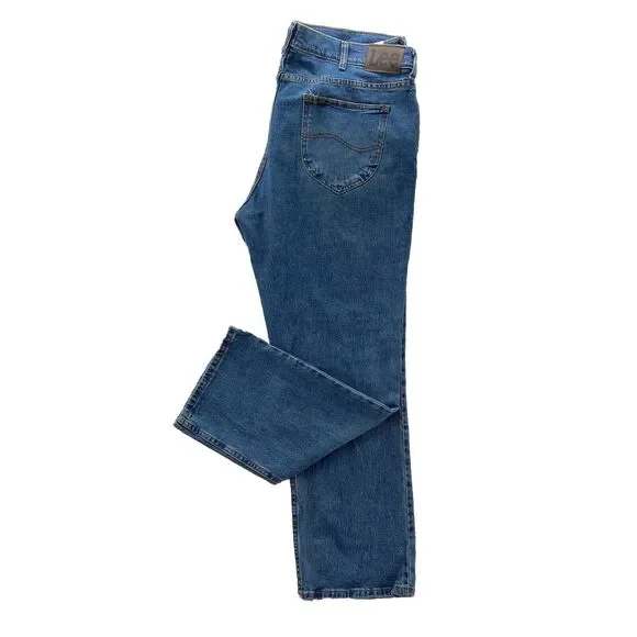 Lee Regular Bootcut Fit Men's 36x30 Blue Thunder Wash Stretch American Denim - Picture 2 of 14